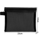 Nylon Cosmetics Bag - Secure Zip Travel Organizer