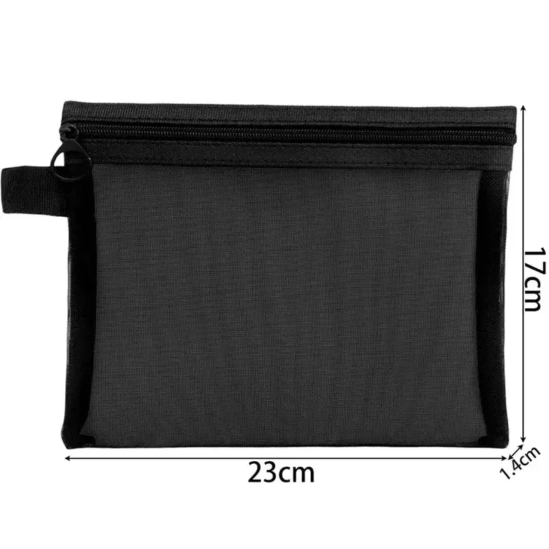 Nylon Cosmetics Bag - Secure Zip Travel Organizer -  product image