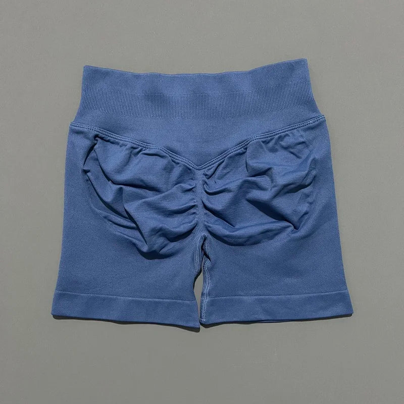 HISTELLO Seamless Scrunch Yoga Shorts