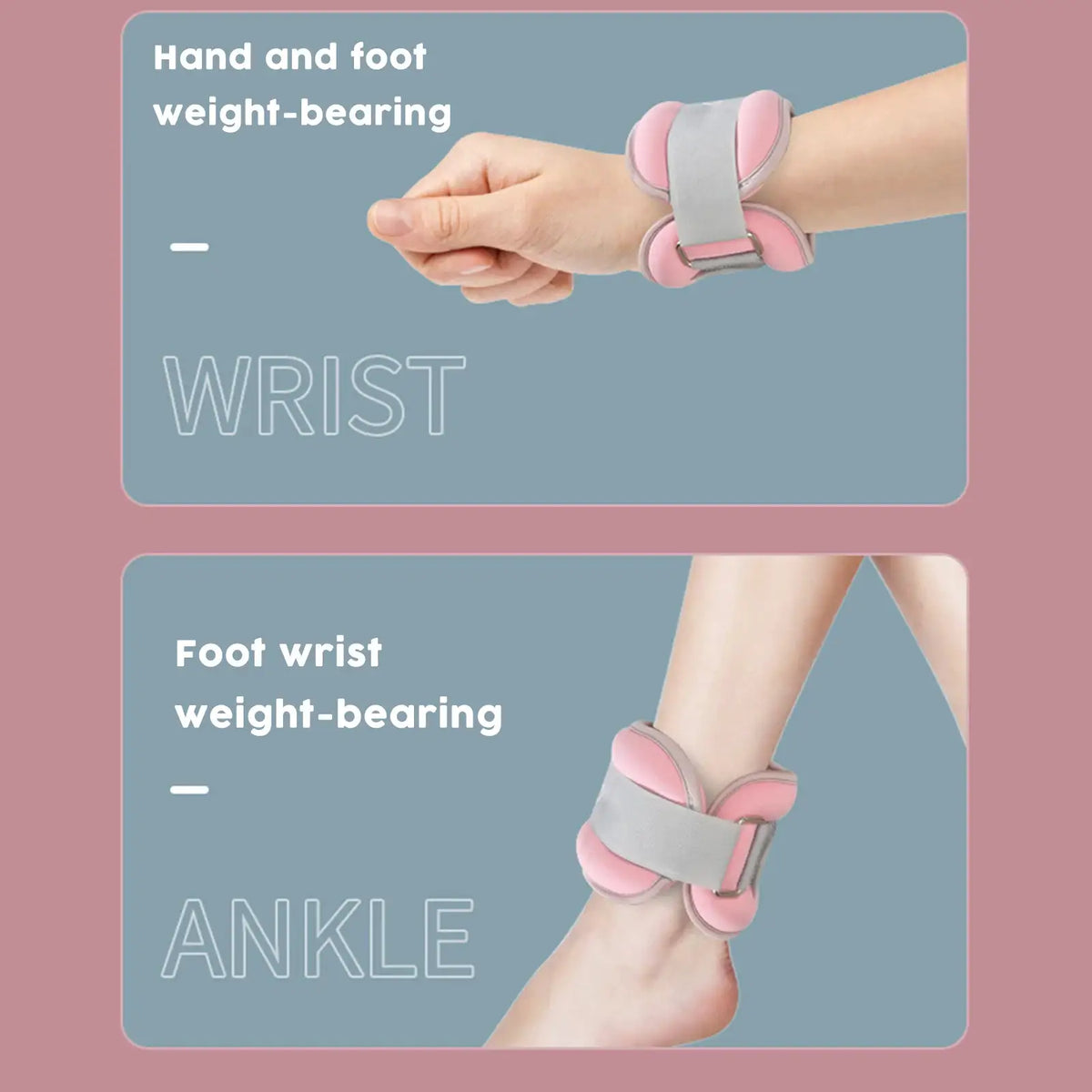 0.25/0.5/0.75KG Wrist Ankle Weight Sandbags Breathable Iron Straps For Fitness Dancing Yoga Running Pilates Leg Power Training