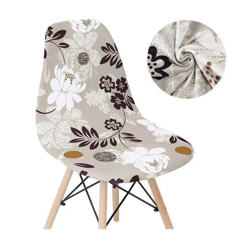 Shell Chair Cover Stretch for Stylish Home Decor Upgrade