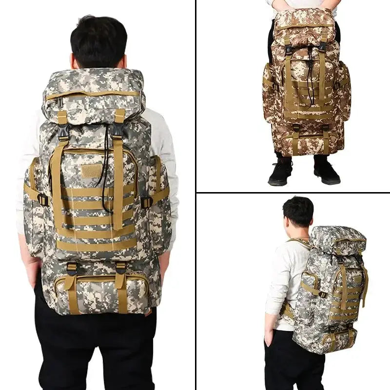 Rilibegan Military Travel Backpack Men Tactical Climbing Bag