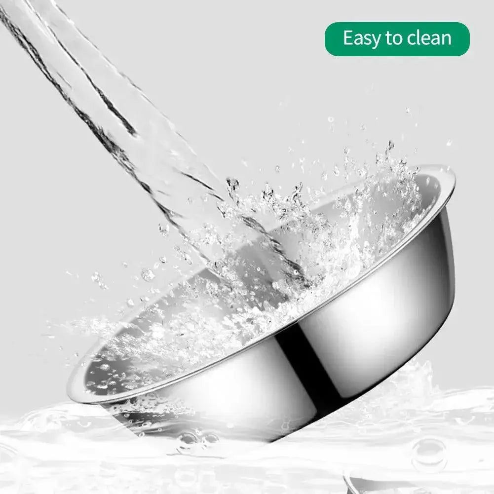 Stainless Steel Large Pet Feeder Bowl Durable and Safe
