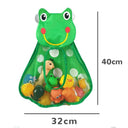 Bath Time Fun Duck Frog Toy Storage Bath Holder Suction Cups