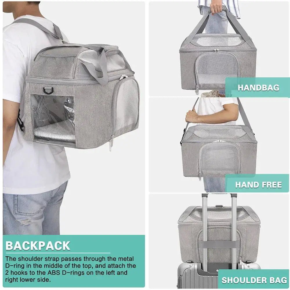 OurLum Small Pet Carrier Backpack For Comfortable Travel