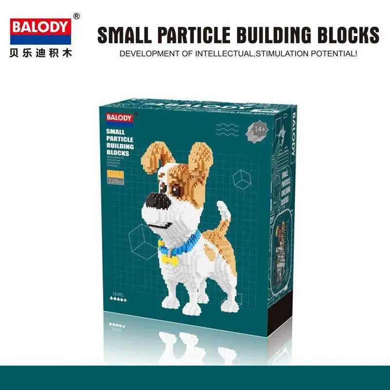 Balody Cartoon Dog Mini Building Blocks Toy For Kids Fun