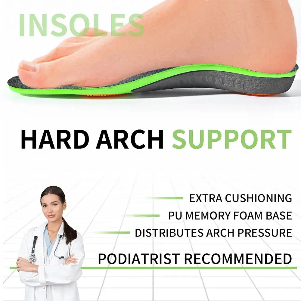 Sports Orthopedic Insoles With Arch Support For Flat Feet