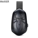 Running Chest Bag for Men USB Charging Sling Pack Unisex