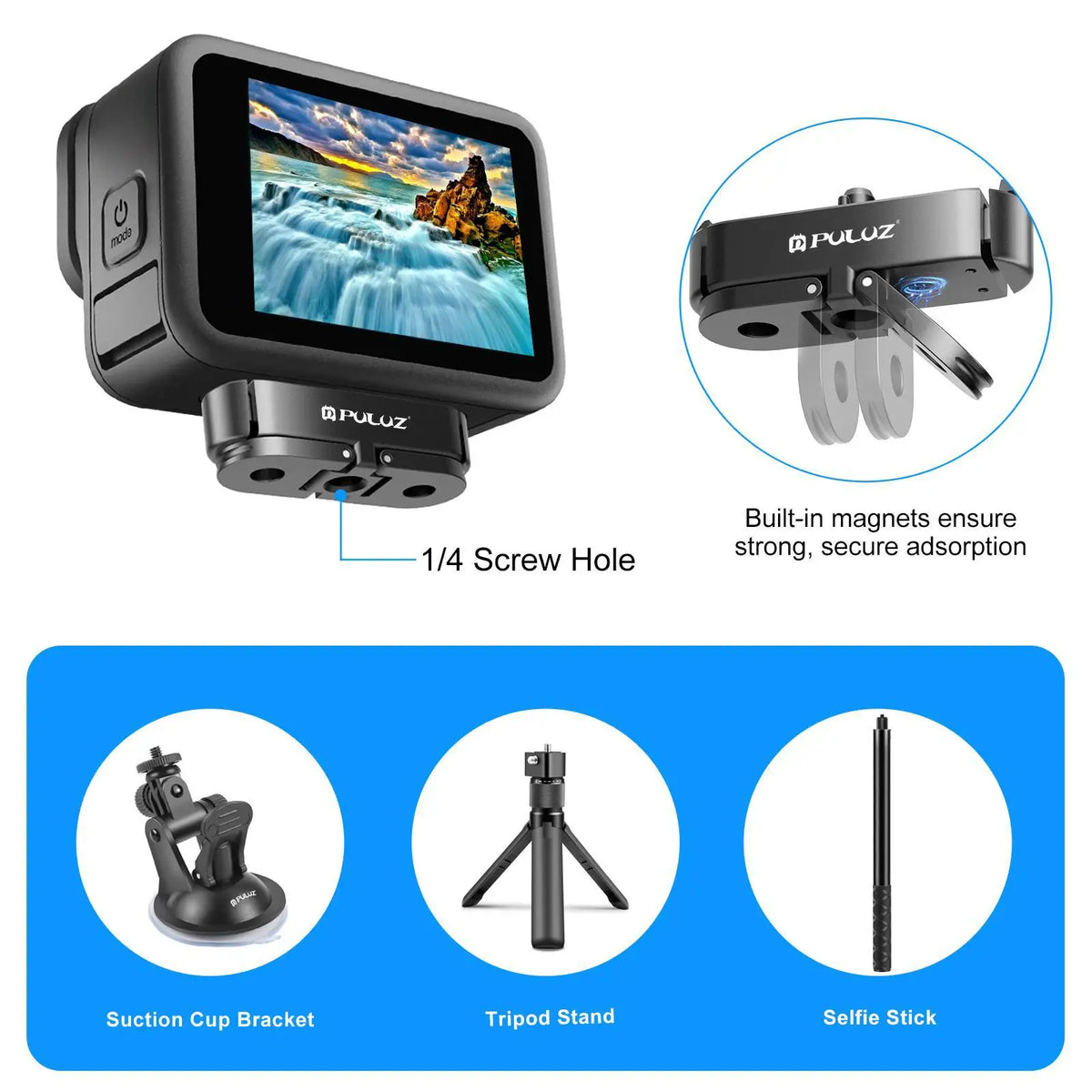 Puluz Magnetic Quick Release Metal