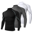 Men Running T Shirt Quick Dry Bodybuilding Compression Top