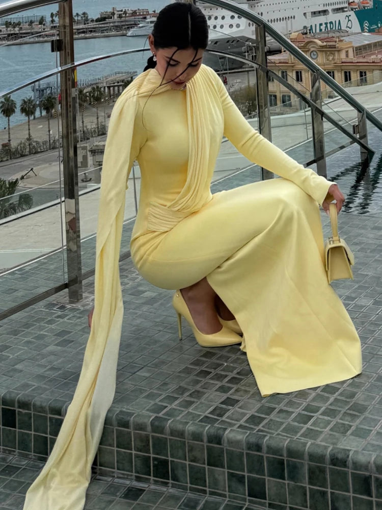 Crew Neck Ruched Bodycon Dress