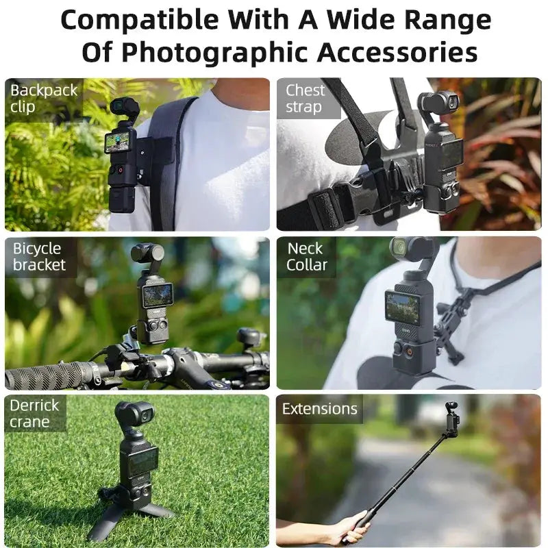 Versatile ABS Tripod Mount Adapter for DJI Osmo Pocket 3
