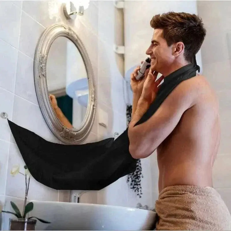 Beard Apron Shave Catcher With Razor Holder Tool Pro