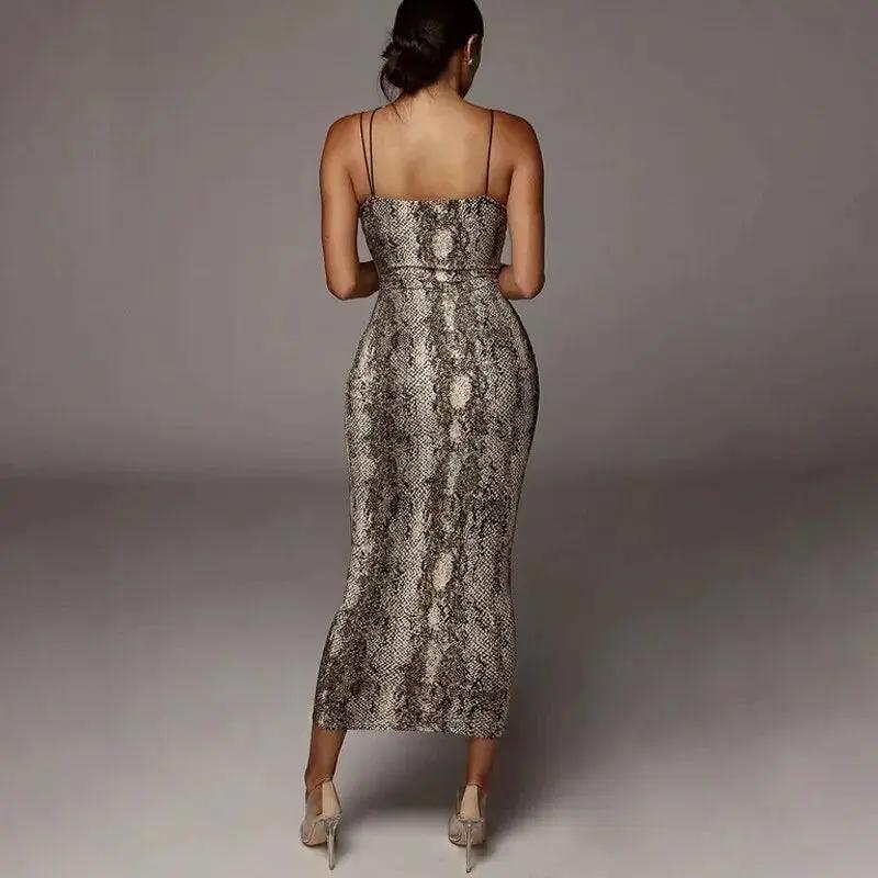 Leopard Print Midi Dress Chic Summer Fashion Essential