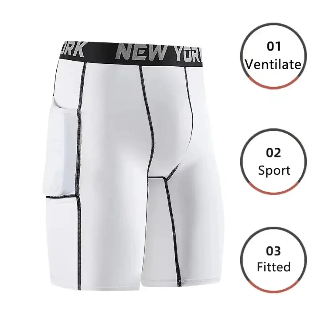 Mens Quick Dry Sports Boxer Briefs For Gym And Fitness