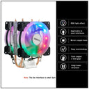 IWONGOU Silent CPU Cooler Efficient Radiator for Intel AMD