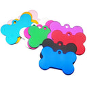 Wholesale 100Pcs Aluminium Bone Dog Tag Custom ID Tags