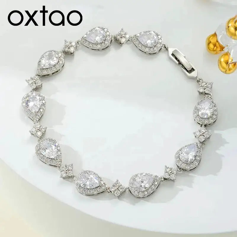 Gold Filled Wedding Tennis Bracelet — product image 1