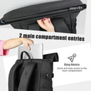 HK Rolltop Travel Backpack 15.6in Laptop