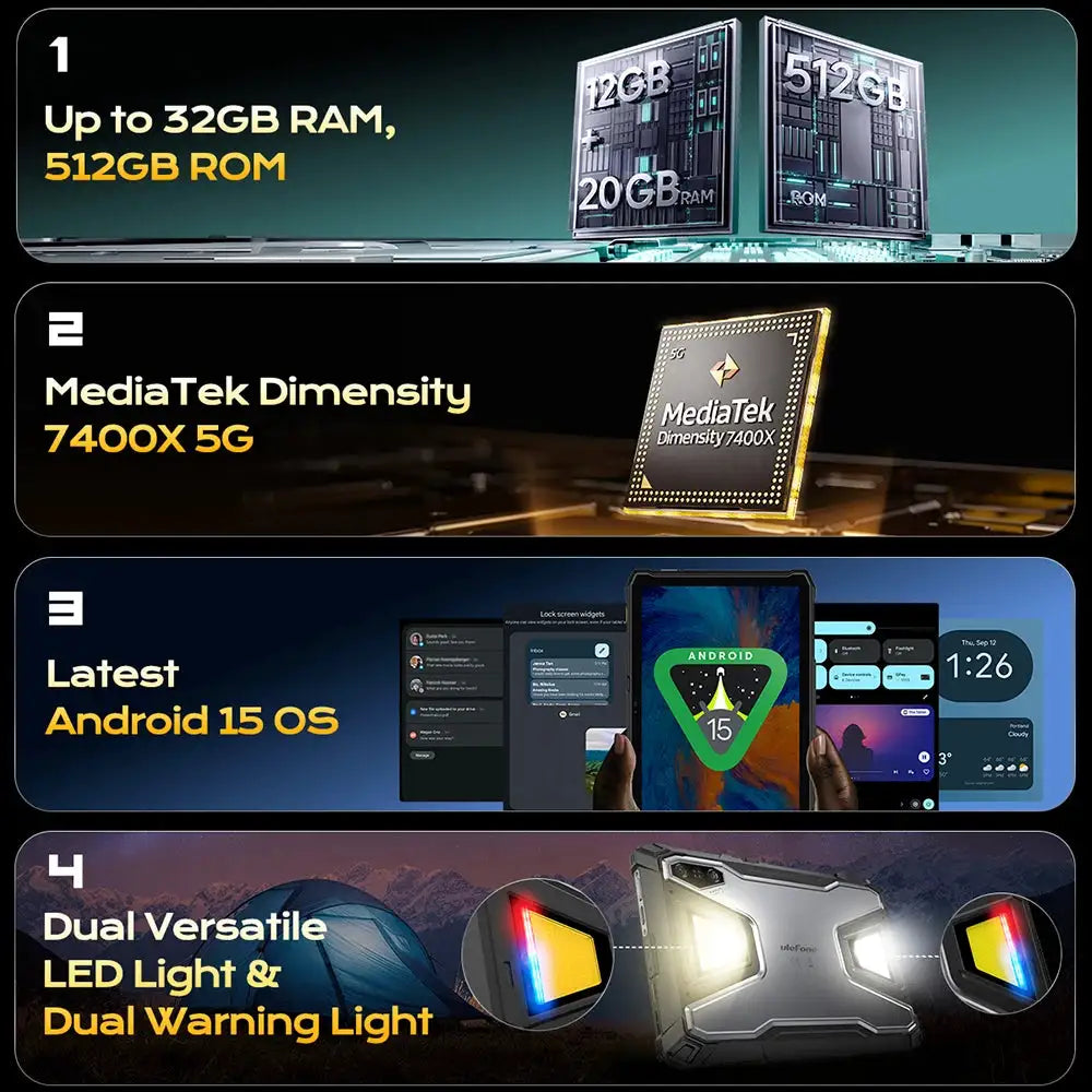 Ulefone ArmorPad Ultra Rugged Tablet — product view 5