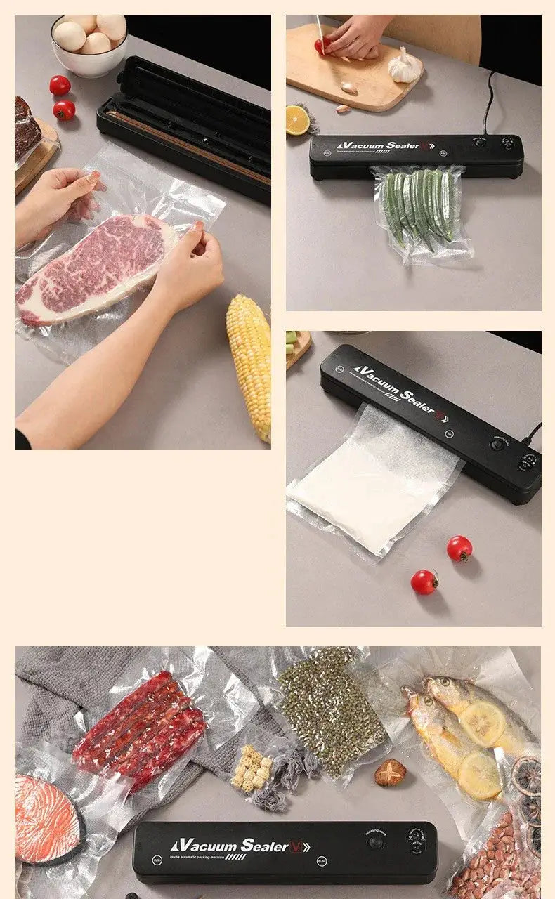 Portable Food Vacuum Sealing Machine 220V Home Use - OurLum.com