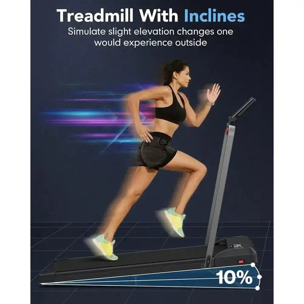 10% Incline Treadmills for Home Office, 360+ LB Capacity, Desk-Under Walking Pad, 3-in-1 Smart Treadmill with Kinomap