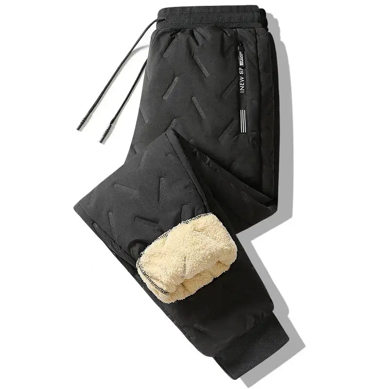 Winter Warm Plush Fleece Thermal Trousers For Men 8828