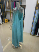 Women Strapless Backless Maxi Dress Sleepwear Loungewear Casual Loose Fit Summer
