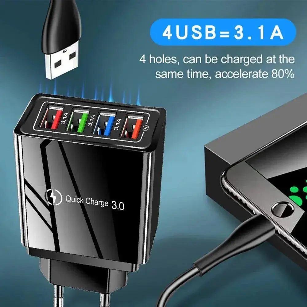 Quick Charge 3.0 USB Charger Fast Safe Multi Device Charger