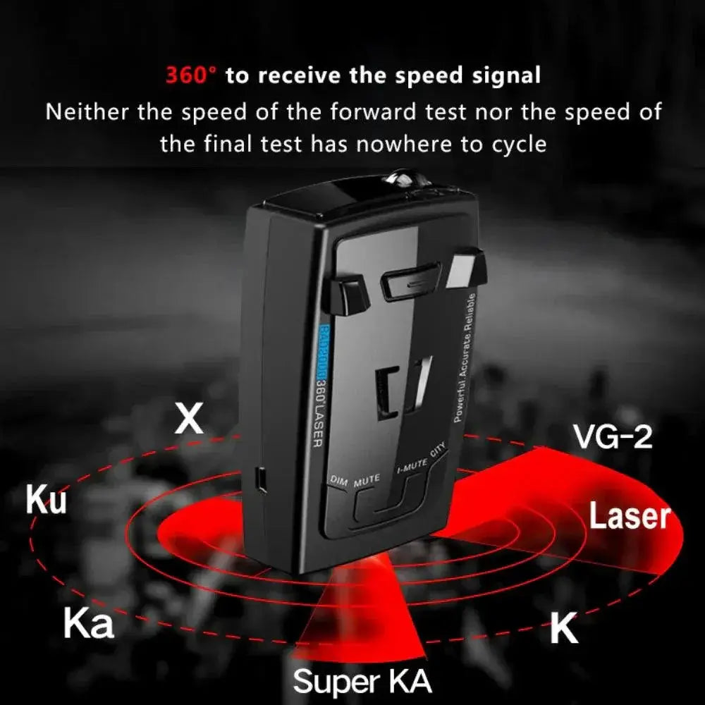 RAD2000 Car Radar Detector Enhanced Multilingual Safety