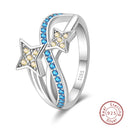 Authentic Sterling Silver Ring Romantic