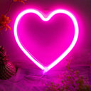 Enchanting Neon Butterfly Heart LED Wall Light Decor for Kids