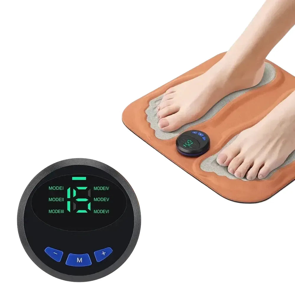 Rechargeable Foot Massager EMS Modes Levels — product view 1