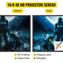 100 Inch Portable Tripod Movie Screen
