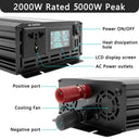 12V To 220V Pure Sine Wave Car Solar Inverter