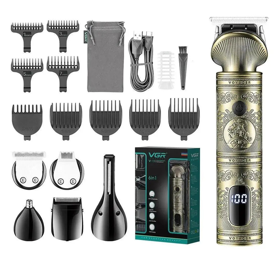 VGR Hair Trimmer Professional Stainless Steel Blade Kit