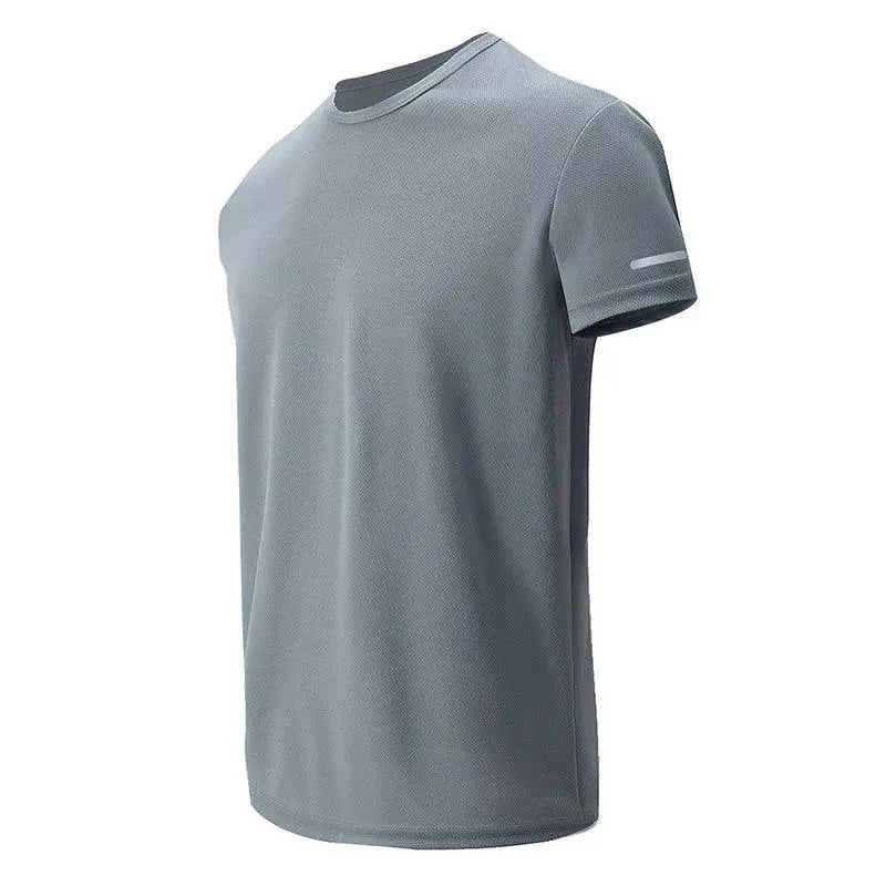 2-Piece Men's Quick-Drying Sports Plus-Size T-Shirt Set