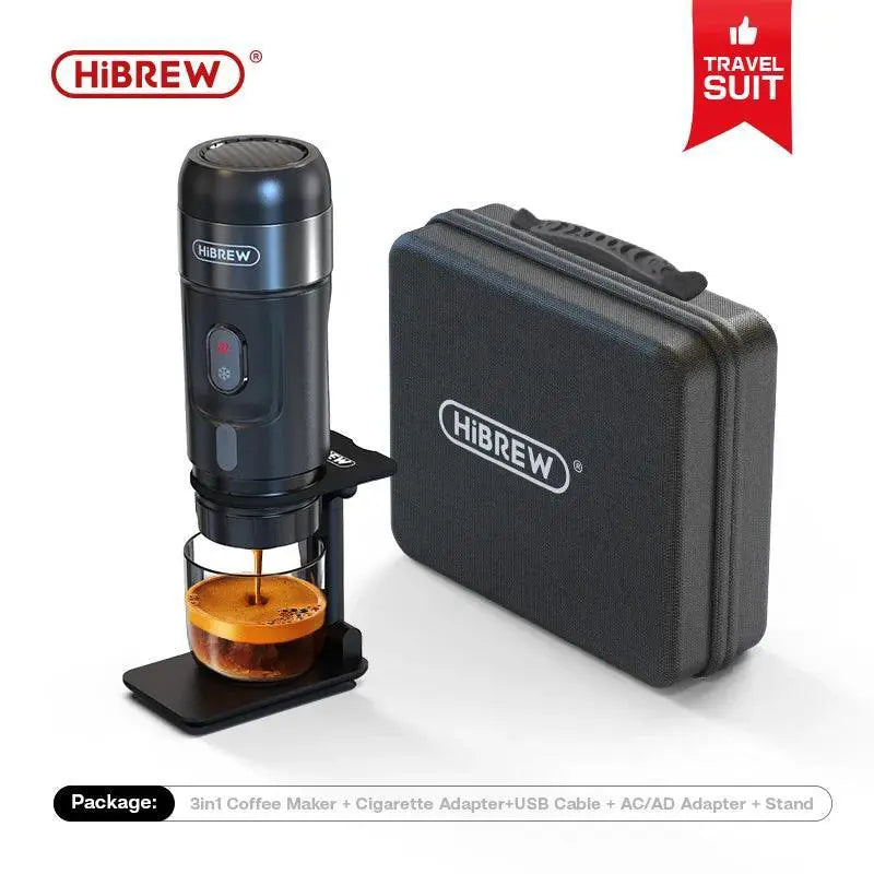 HiBREW Portable Coffee Machine For Car And Home Espresso