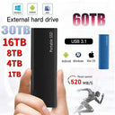 Portable SSD External Hard Drive Fast Storage for Laptop Mac