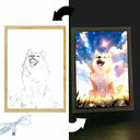 Cat Moon Lamp Night Light for Kids Rooms