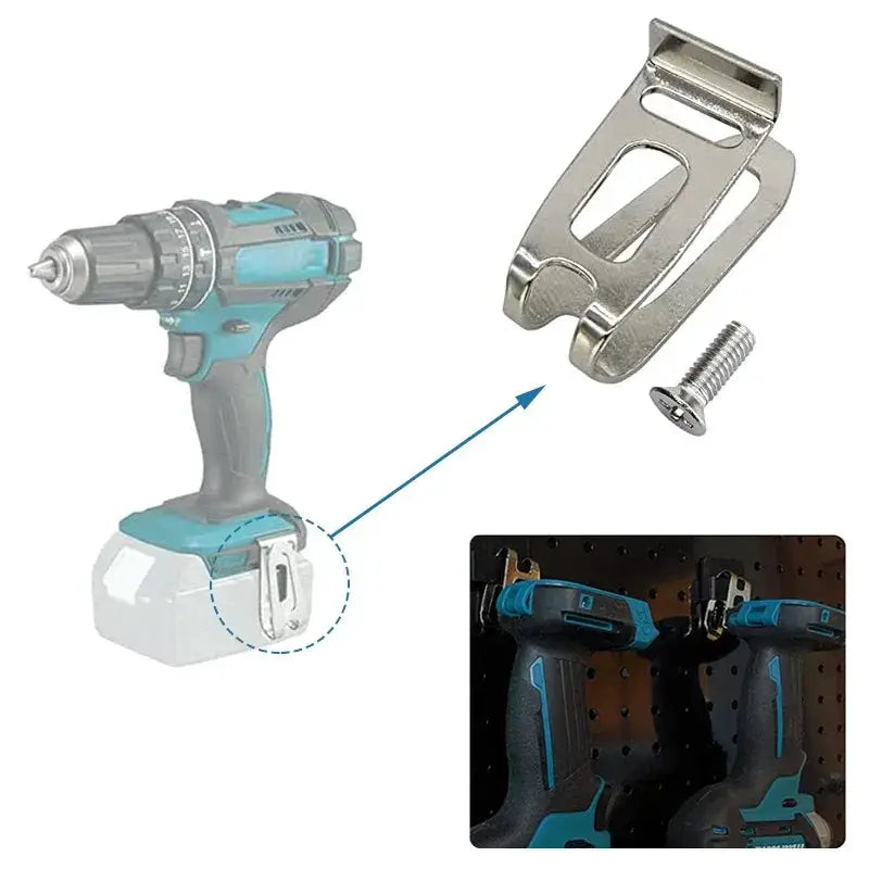 Belt Clip Hook With Screw For Makita Milwaukee Bosch Tools