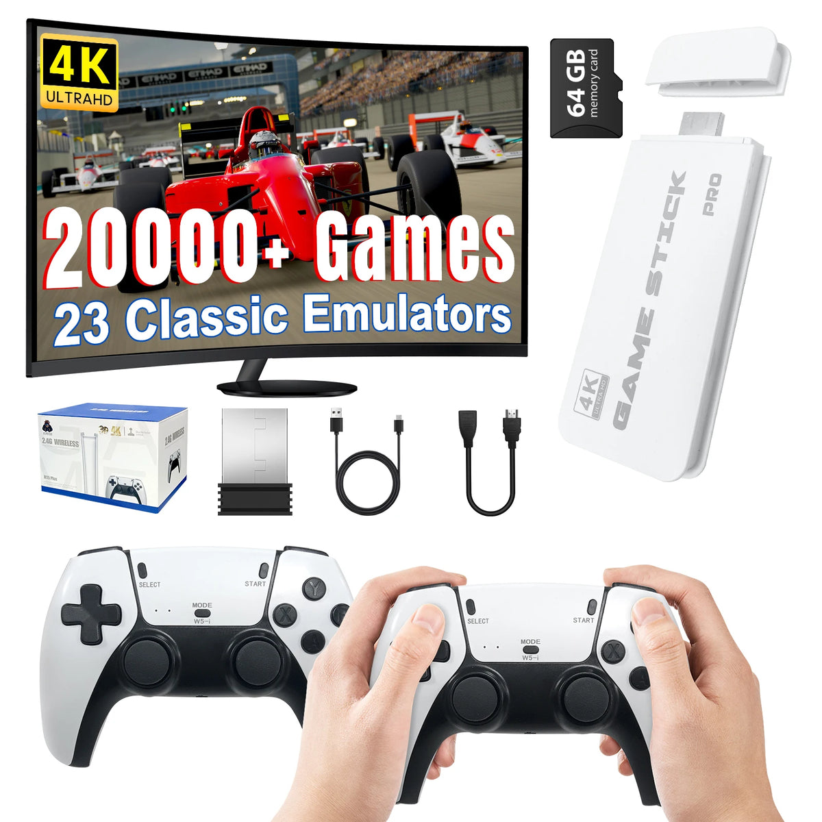 AISLPC Retro Gaming Console Stick
