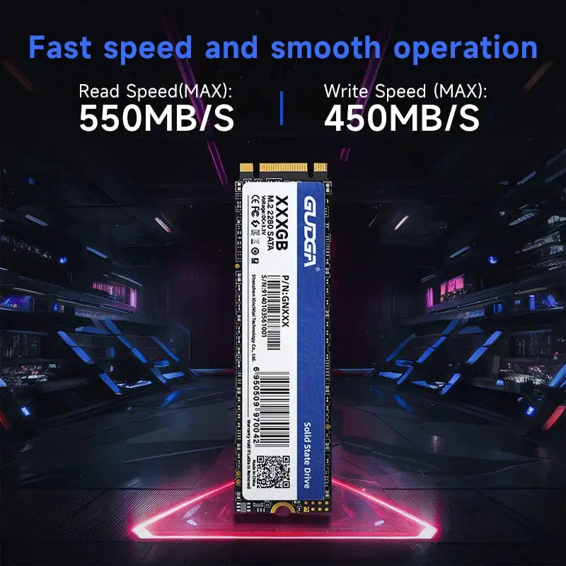GUDGA M2 2280 SSD M.2 SATA 256gb 128gb 512gb 1TB 120g 240g Internal Drive NGFF 2280mm 2242mm Disco Duro for Desktop Laptop