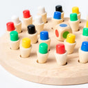 Wooden Memory Match Chess Game Educational Toy For All Ages