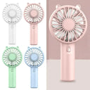 Portable Handheld Fan - Rechargeable Quiet Cool