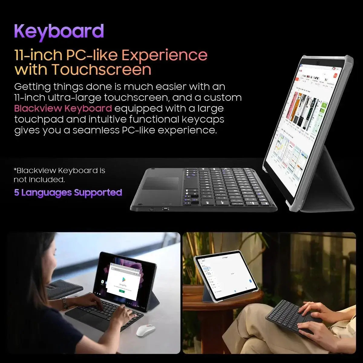 Blackview Tab 16 11 Inch 2K FHD Plus Tablet Android 12