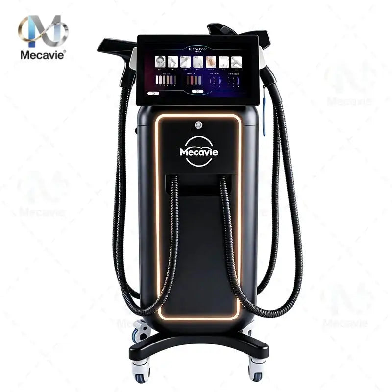 4 In 1 Mecavie 4000W FAC Diode Laser Hair Removal Pico Laser Tattoo Removal RF DPL Skin Rejuvenation Machine 4 Wavelength 755 80