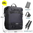 Waterproof Motorcycle Seat Storage Bag