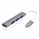 Type C USB Hub 4 Port - Fast 3.0 OTG Splitter