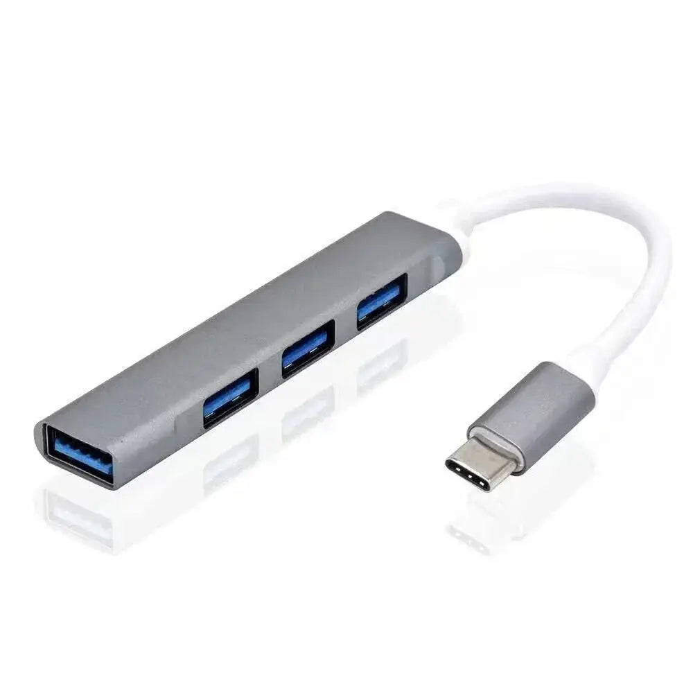 Type C USB Hub 4 Port 3.0 OTG Multi Splitter Adapter